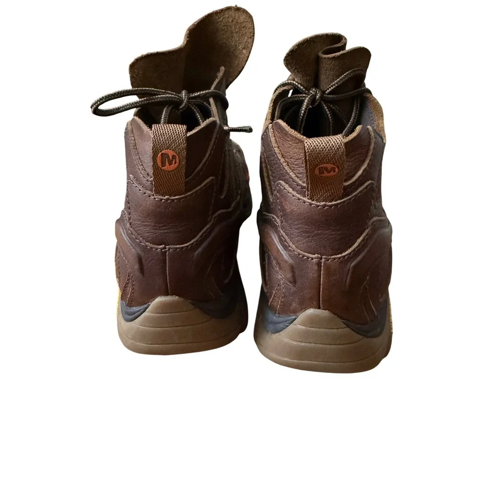 Merrell Moab 2 Adv Mid Waterproof Brown Leather Hiking Boots Mens 13 J003643